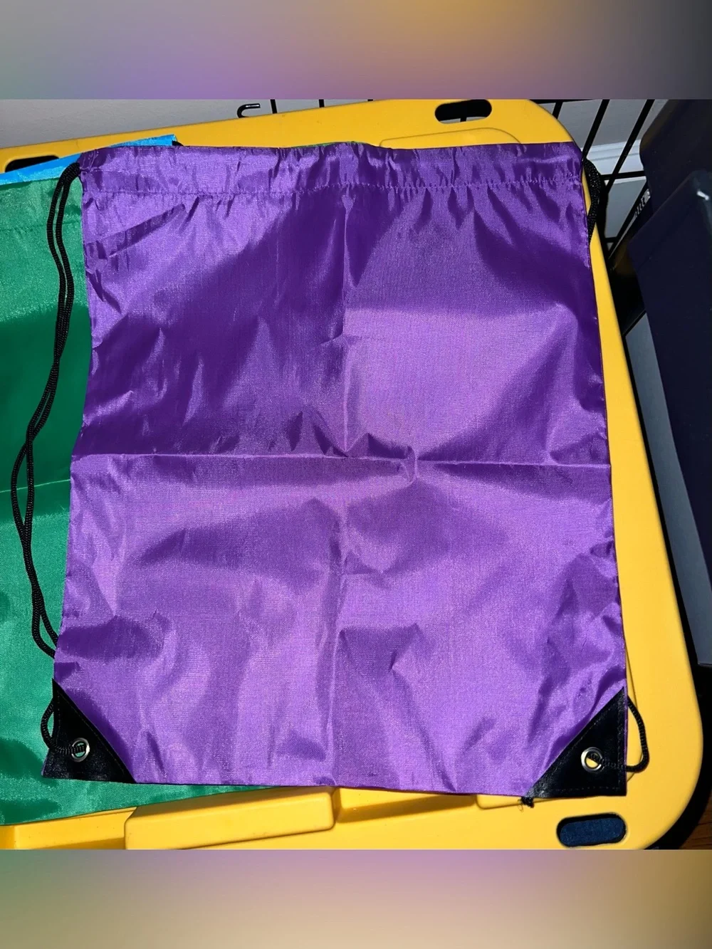 Multi Color Drawstring Sports Backpacks-Set of 4 - NWOT